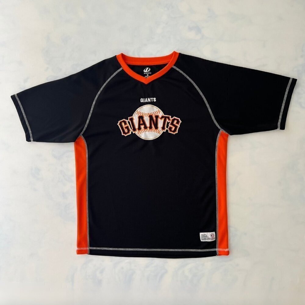 Dynasty MLB Giants Short Sleeve Jersey Style Tee Shirt Men's Size M